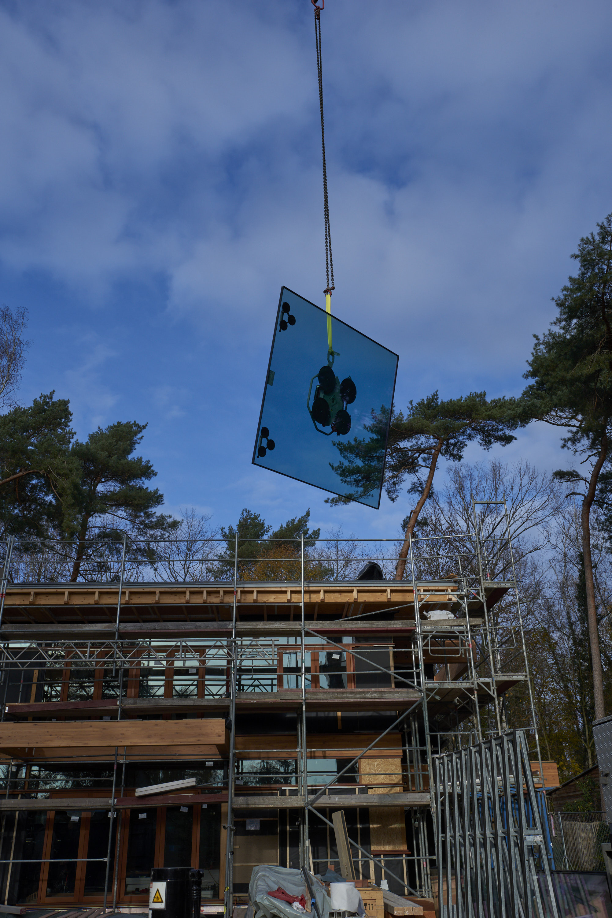 Installing the Roof Glass