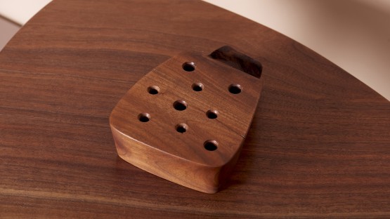 Signed Wooden Pen Holder by Mira Nakashima