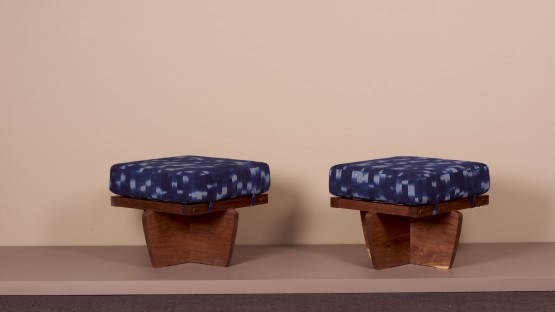 Greenrock Ottoman by George Nakashima