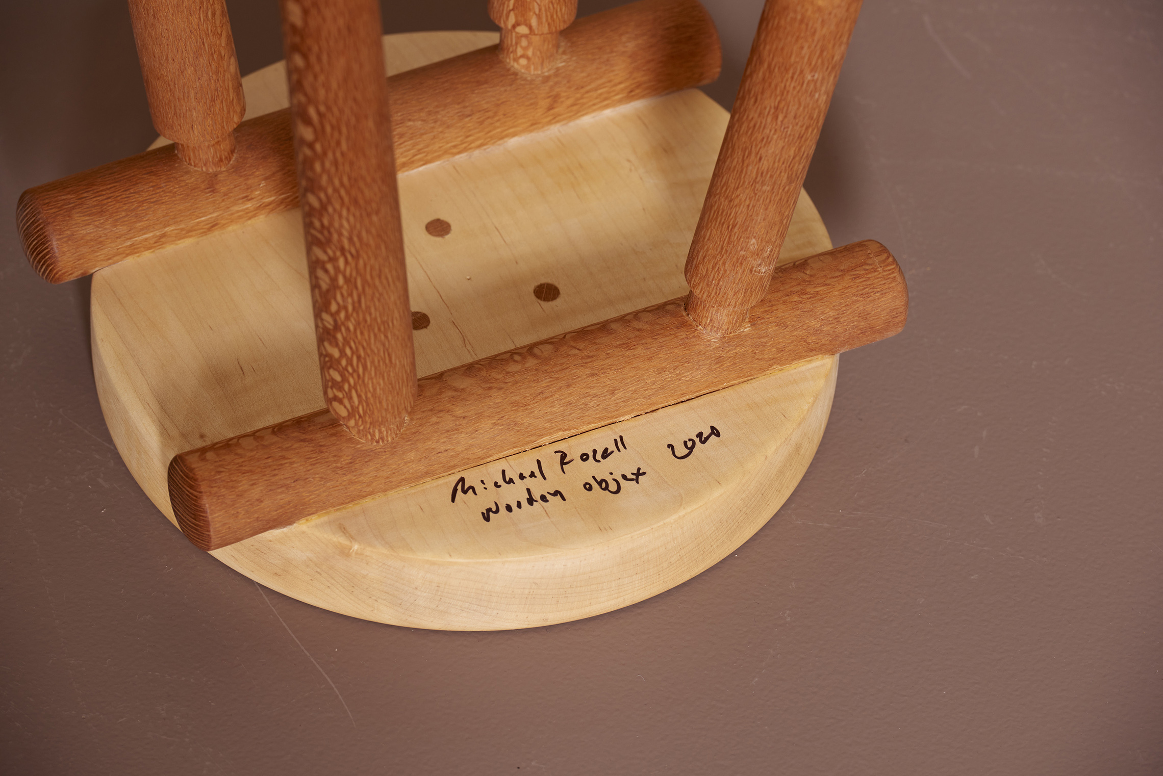 Stool by Ohio Craftsmen Michael Rozell