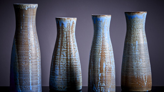 Set of Four Ceramic Vases by Susanne Protzmann