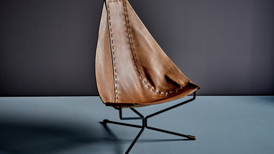 Enclosed Lotus Lounge Chair by Dan Wenger