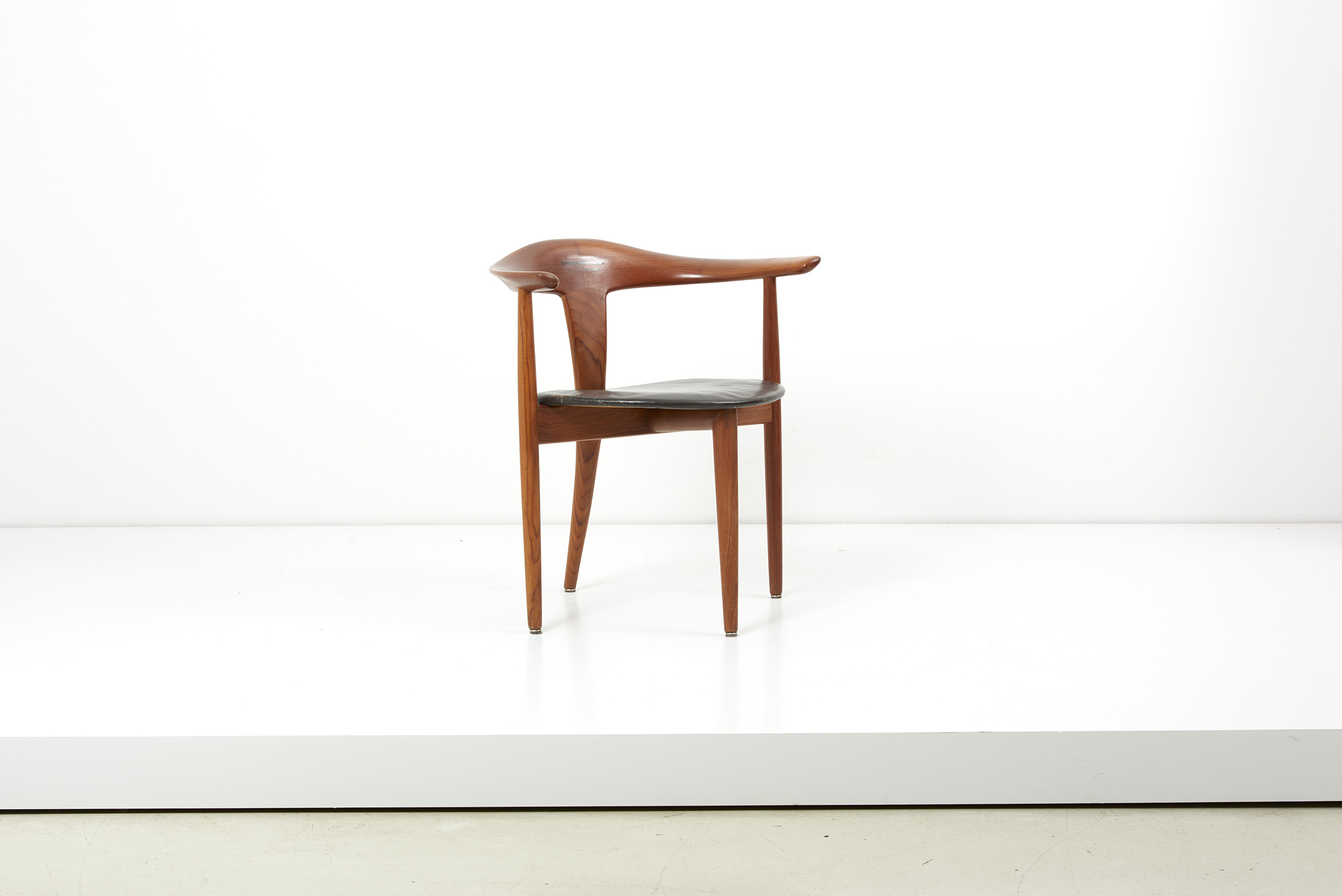 Chair in Teak and Leather by Erik Andersen & Palle Pedersen for