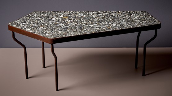 Hand-crafted Terrazzo Coffee Table "Prince Beatrice" by Felix Muhrhofer