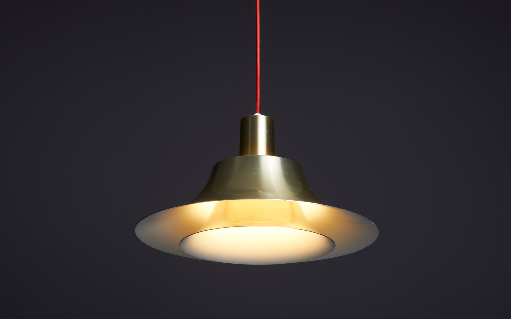 Gold anodized Aluminum Pendant Lamp