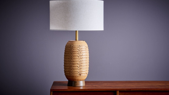 Ceramic Table Lamp by Affiliated Craftsmen Bob Kinzie