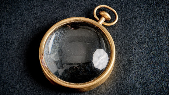 Brass & Glass Magnifier by Werkstätte Carl Auböck