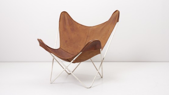 Butterfly Chair in Original Leather by Knoll International