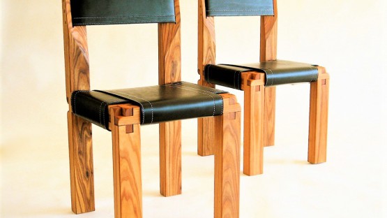 S11 Wood Chair by Pierre Chapo