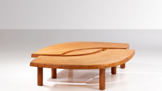 T22C Eye Coffee Table by Pierre Chapo