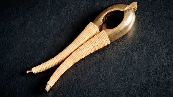 Nutcracker with Cane-Wrapped Handles by Werkstätte Carl Auböck