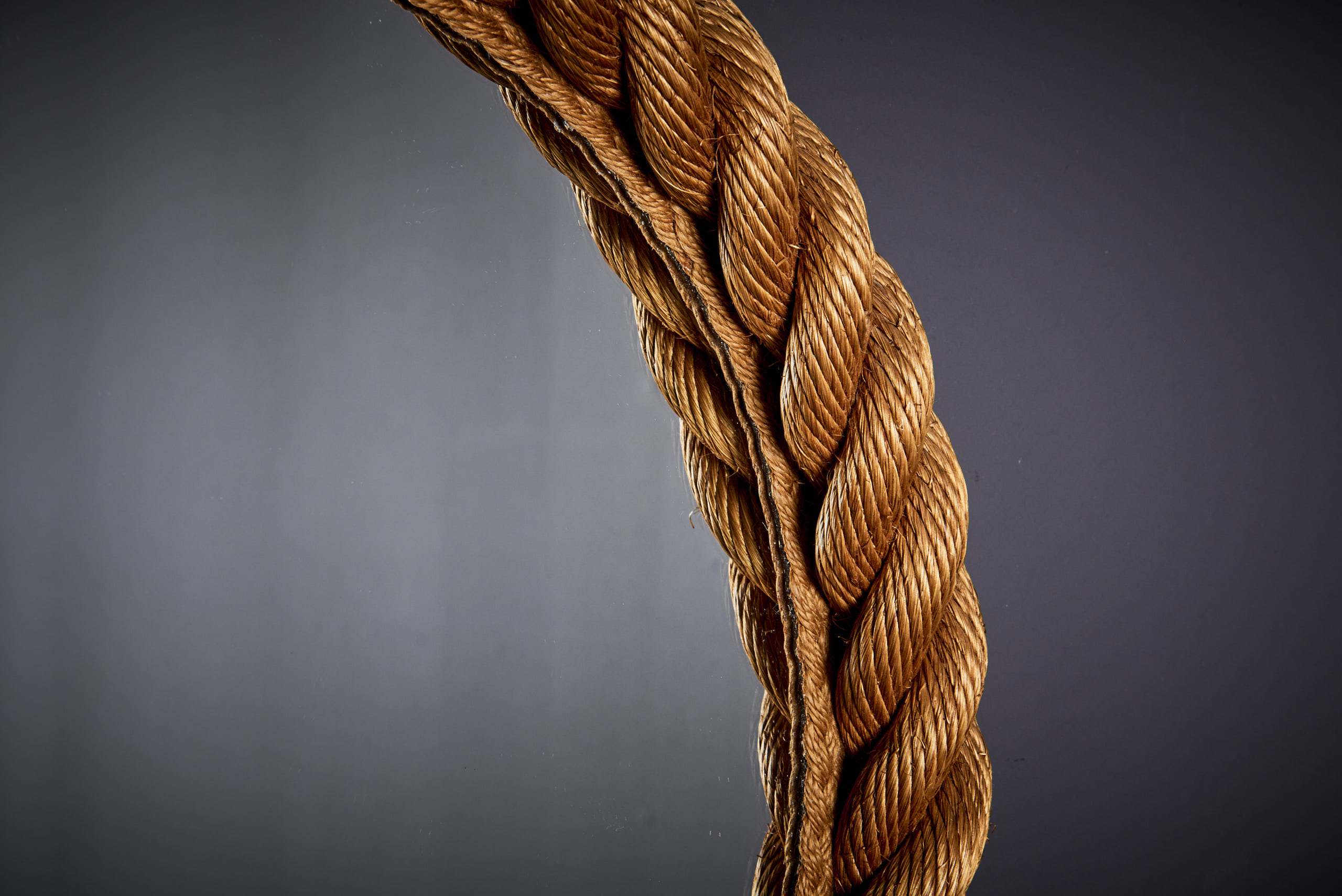 Adrien Audoux and Frida Minet Mirror with Rope Frame