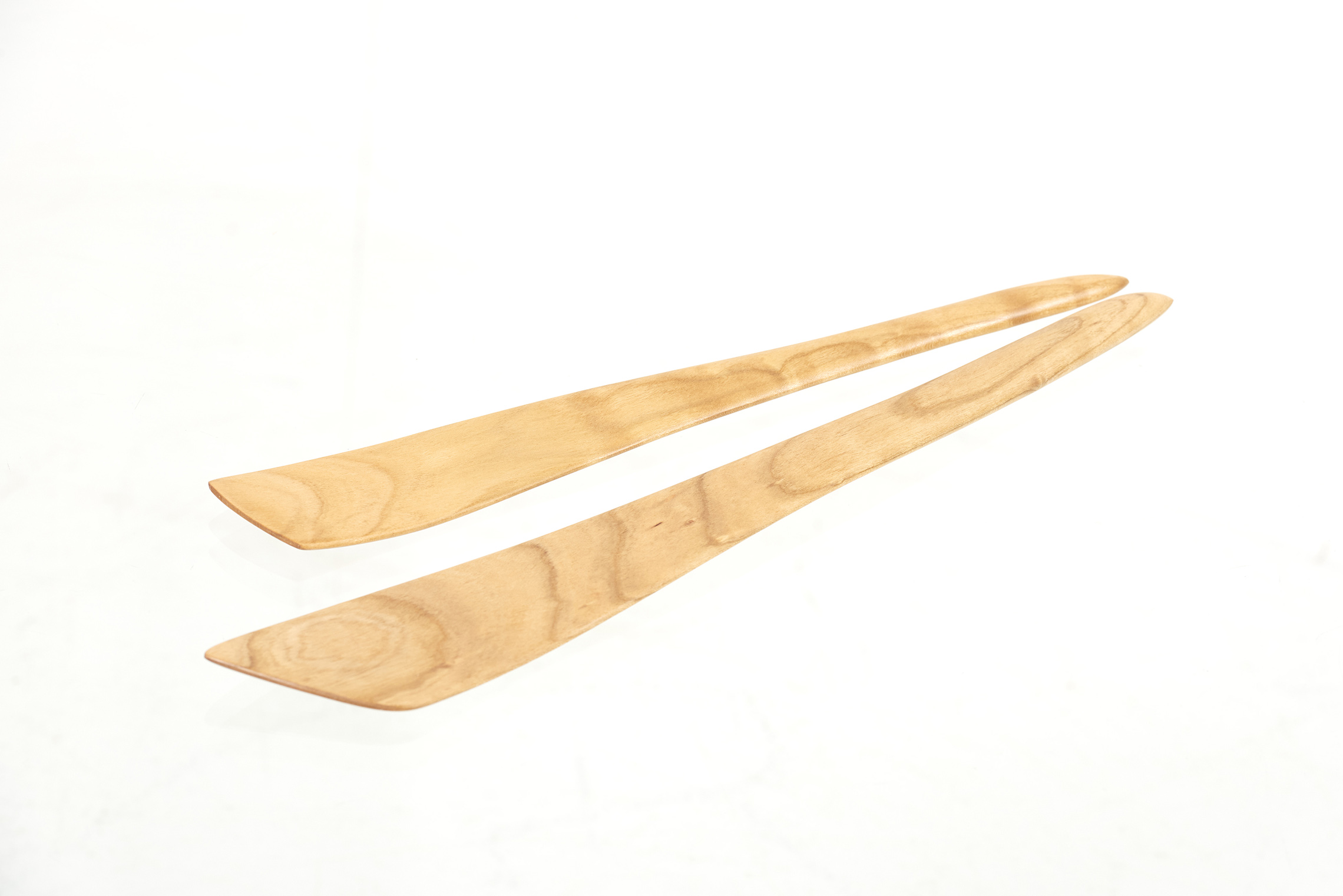 Set of HandCrafted Cooking Spatulas in Cherry by Hokuto Sekine, Japan
