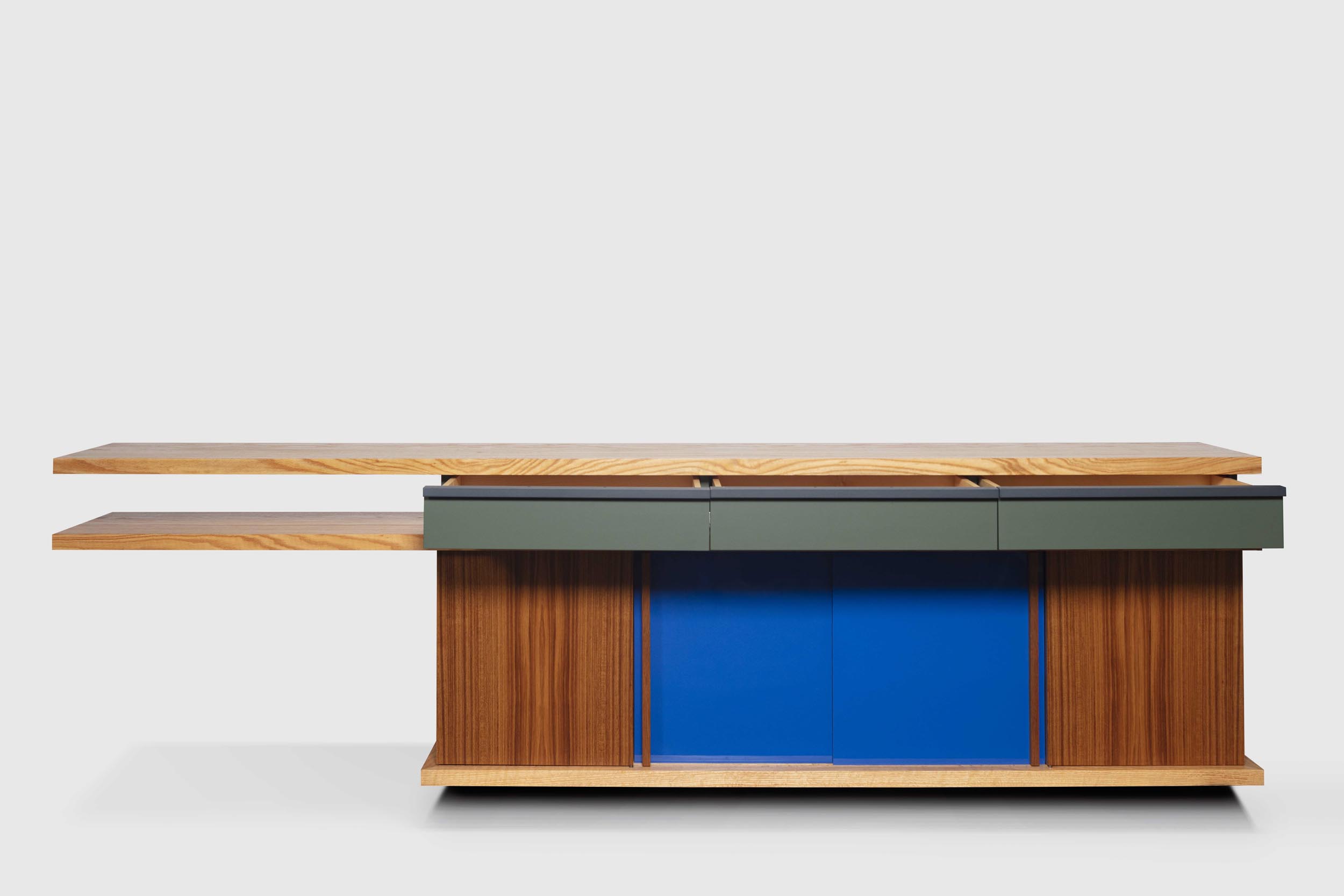 Ray Kappe RK5 Credenza in Red Oak / Teak by Original in Berlin