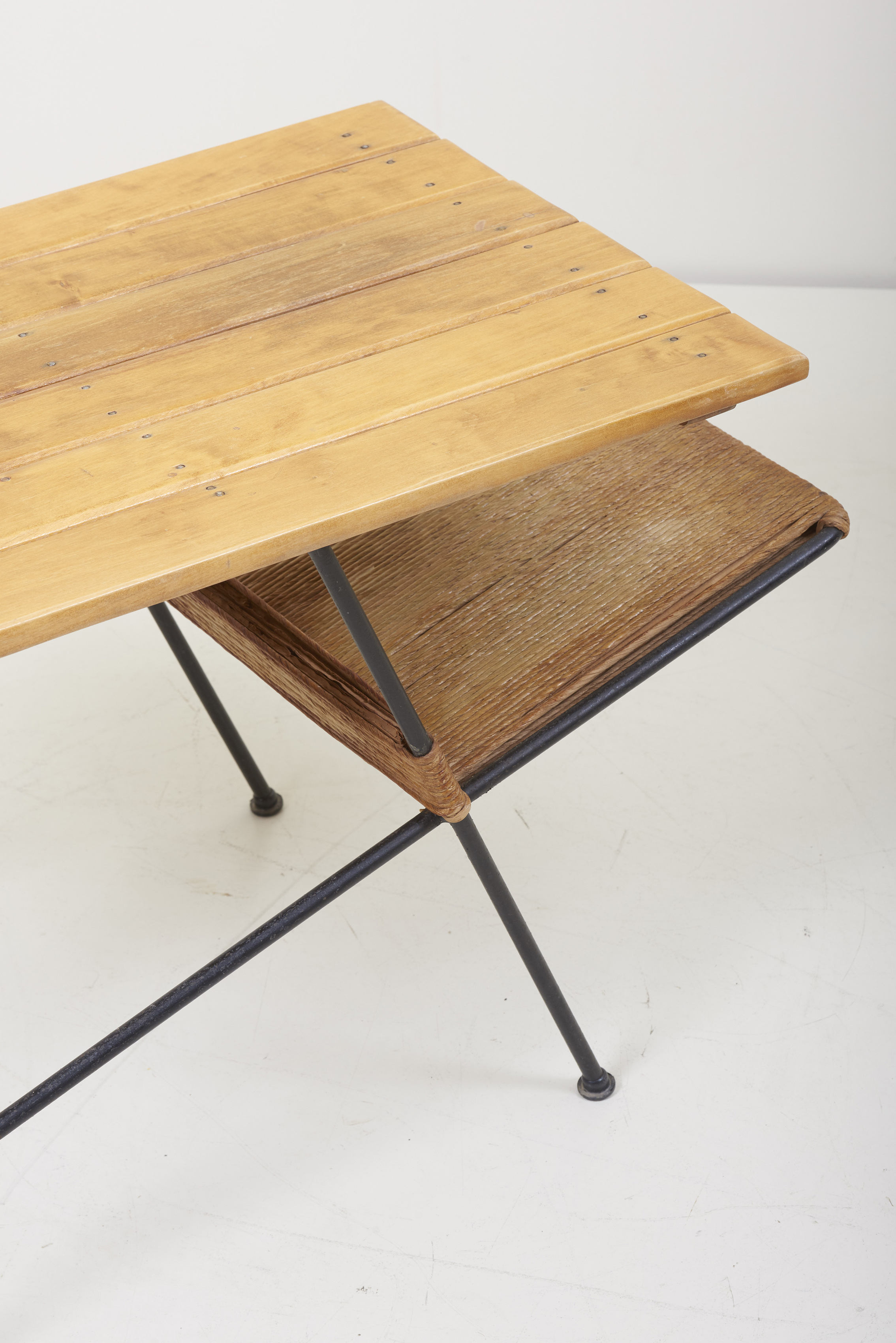 Pair of Wrought Iron Side Tables by Arthur Umanoff for Raymor