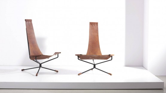 Pair of Lotus Chairs by Dan Wenger