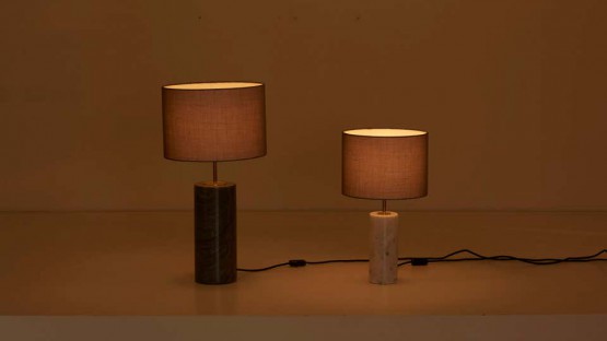Pair of Table Lamps in the manner of Florence Knoll
