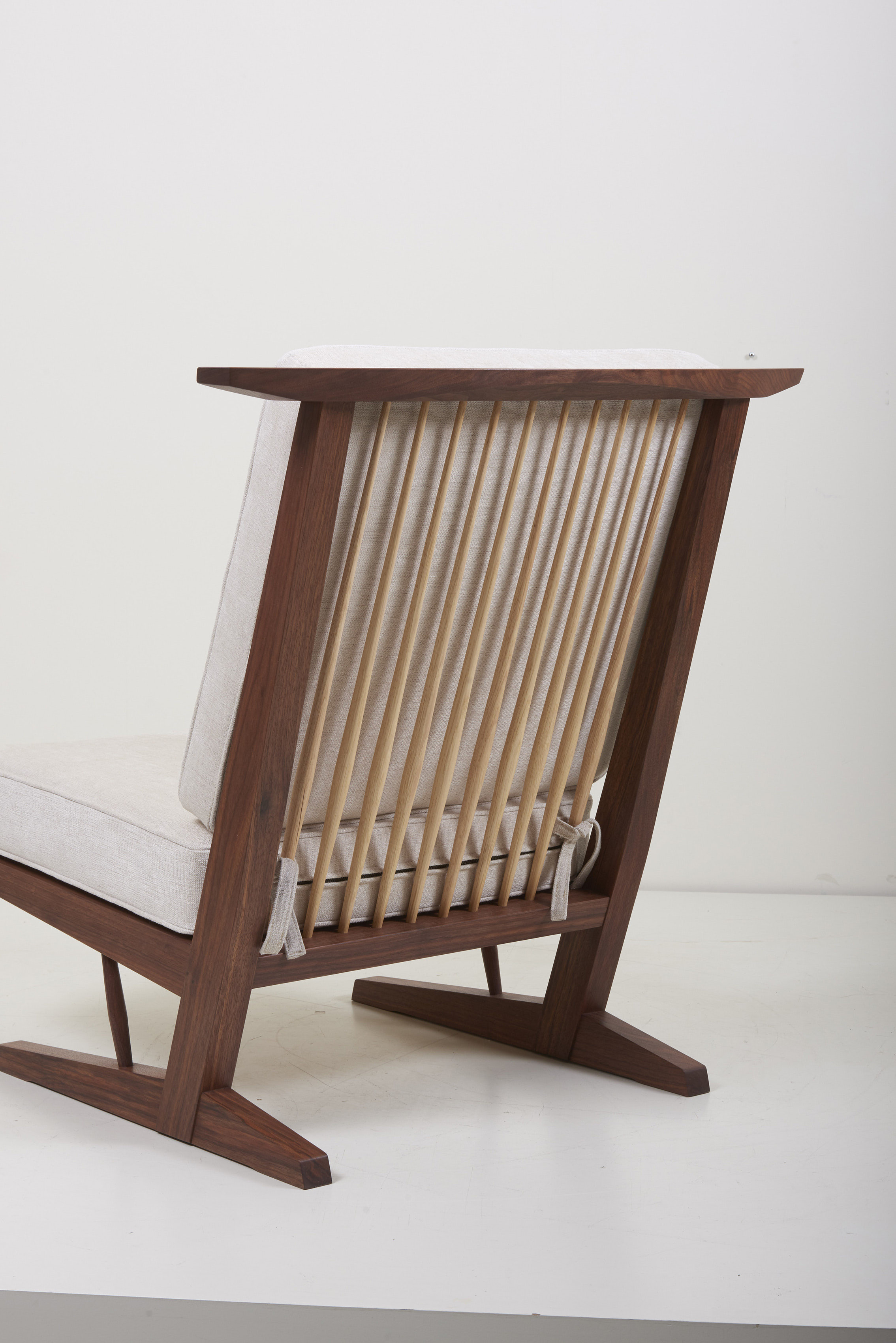 Pair of Conoid Lounge Chairs by Nakashima