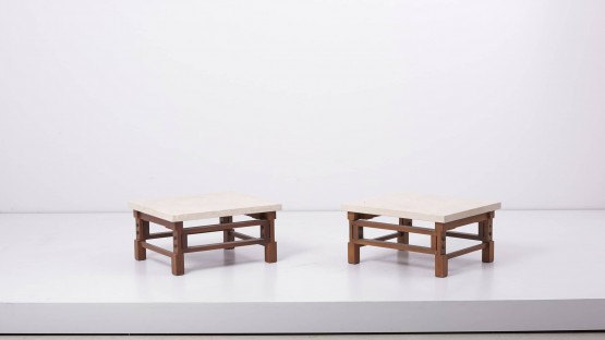 Pair of Side Tables by Gianfranco Frattini