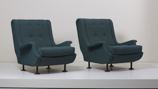 Pair of Regent Armchairs by Marco Zanuso for Arflex
