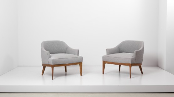 Pair of Lounge Chairs by Harvey Probber