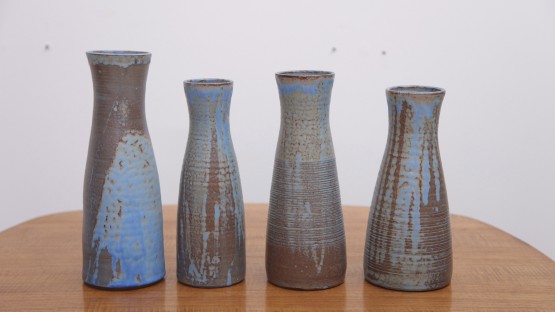 Set of Four Ceramic Vases by Susanne Protzmann