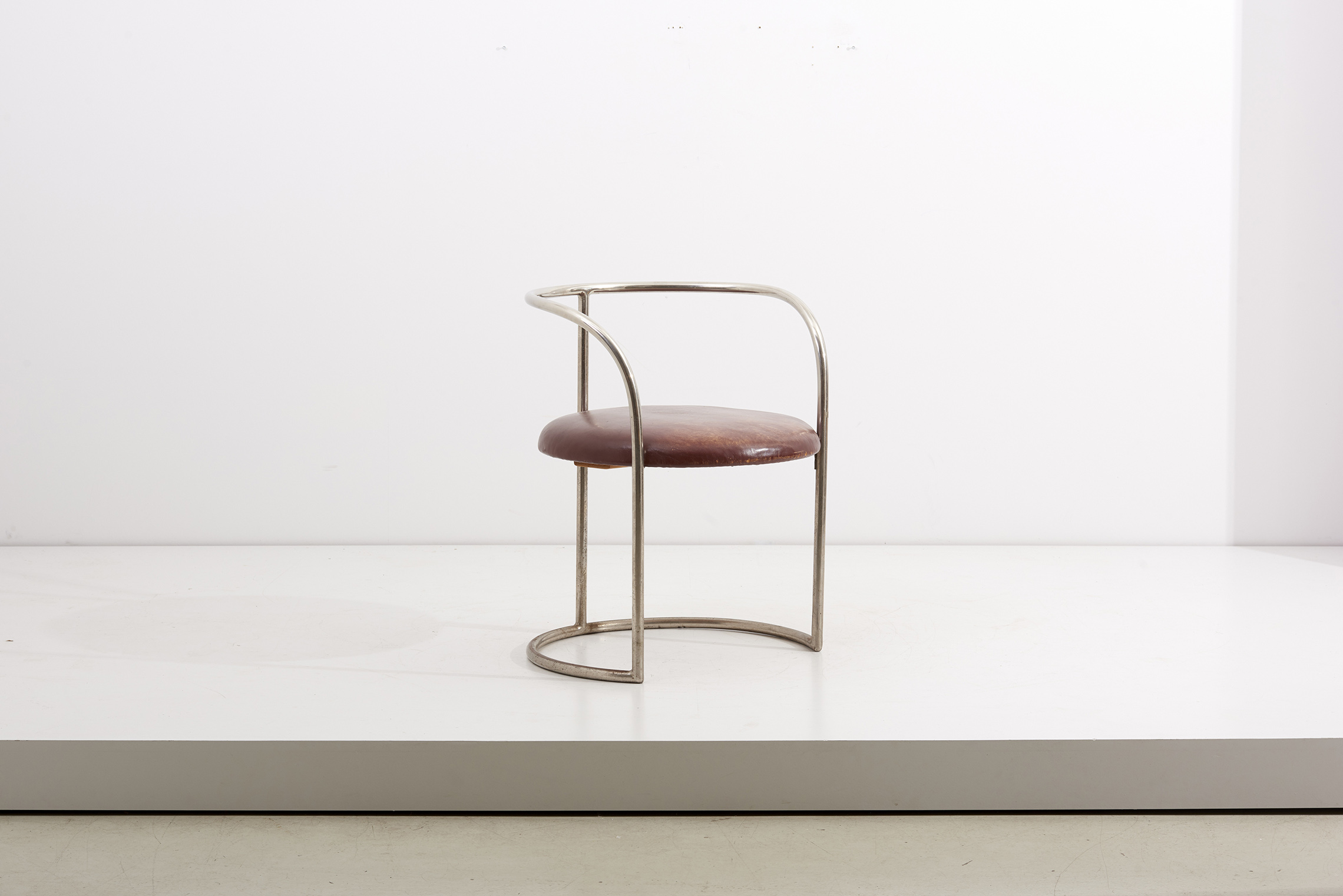 Steel Tube and Leather Chair by Eskil Sundahl